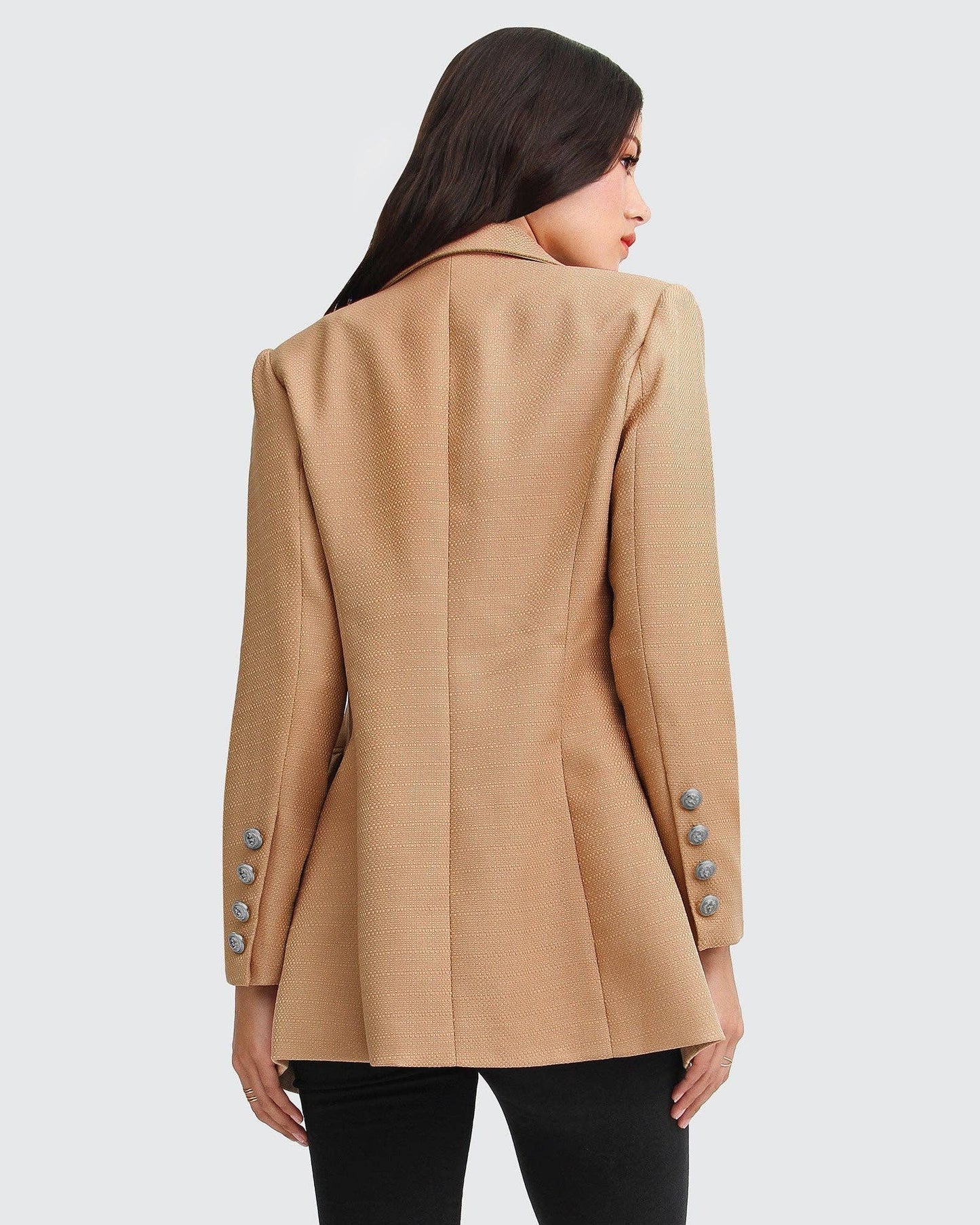 Princess Polina Textured Weave Blazer
