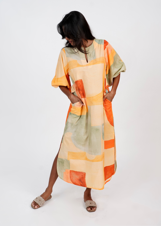 Anika Dress - Summer Sky
