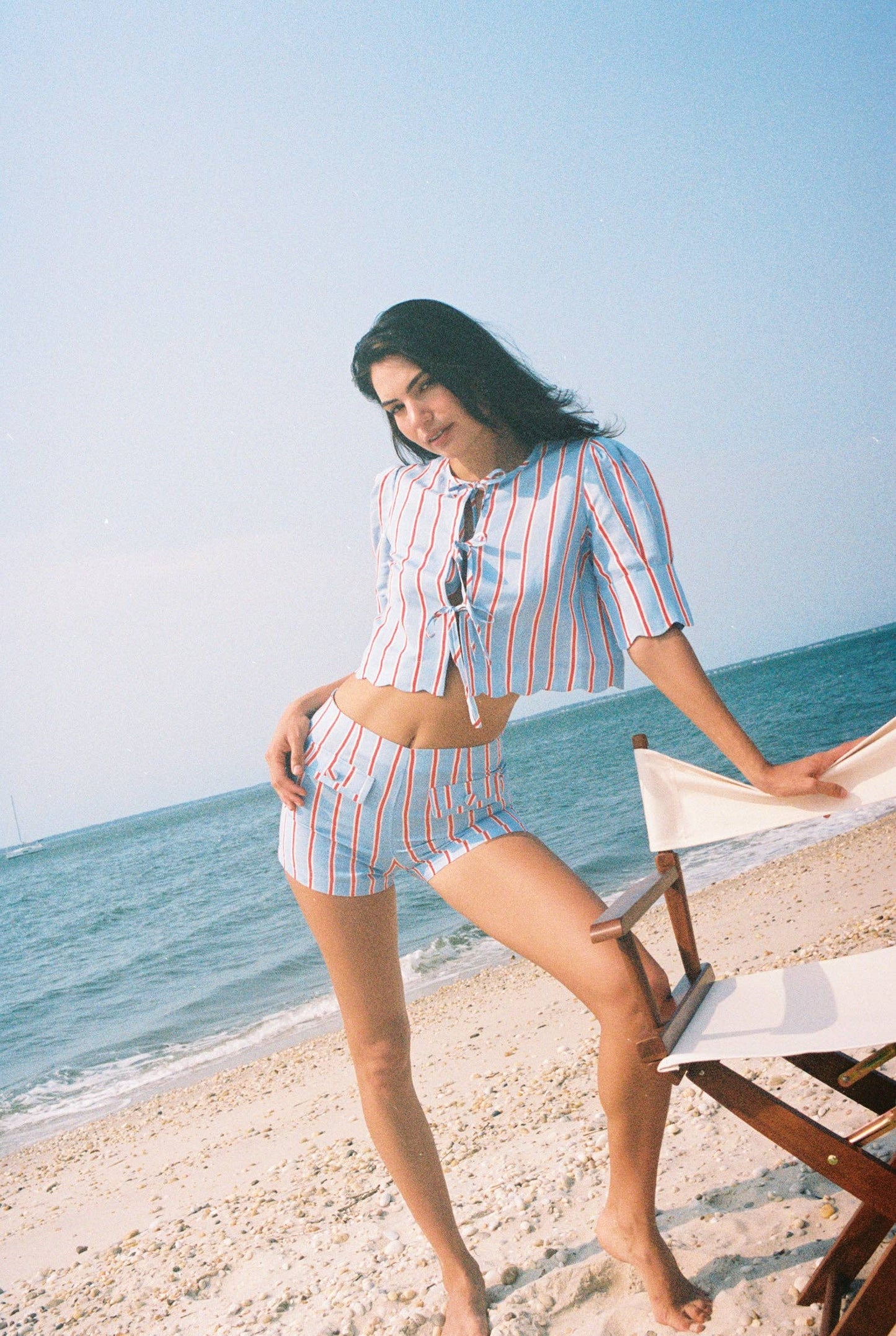 Scalloped Top Harbor Stripe