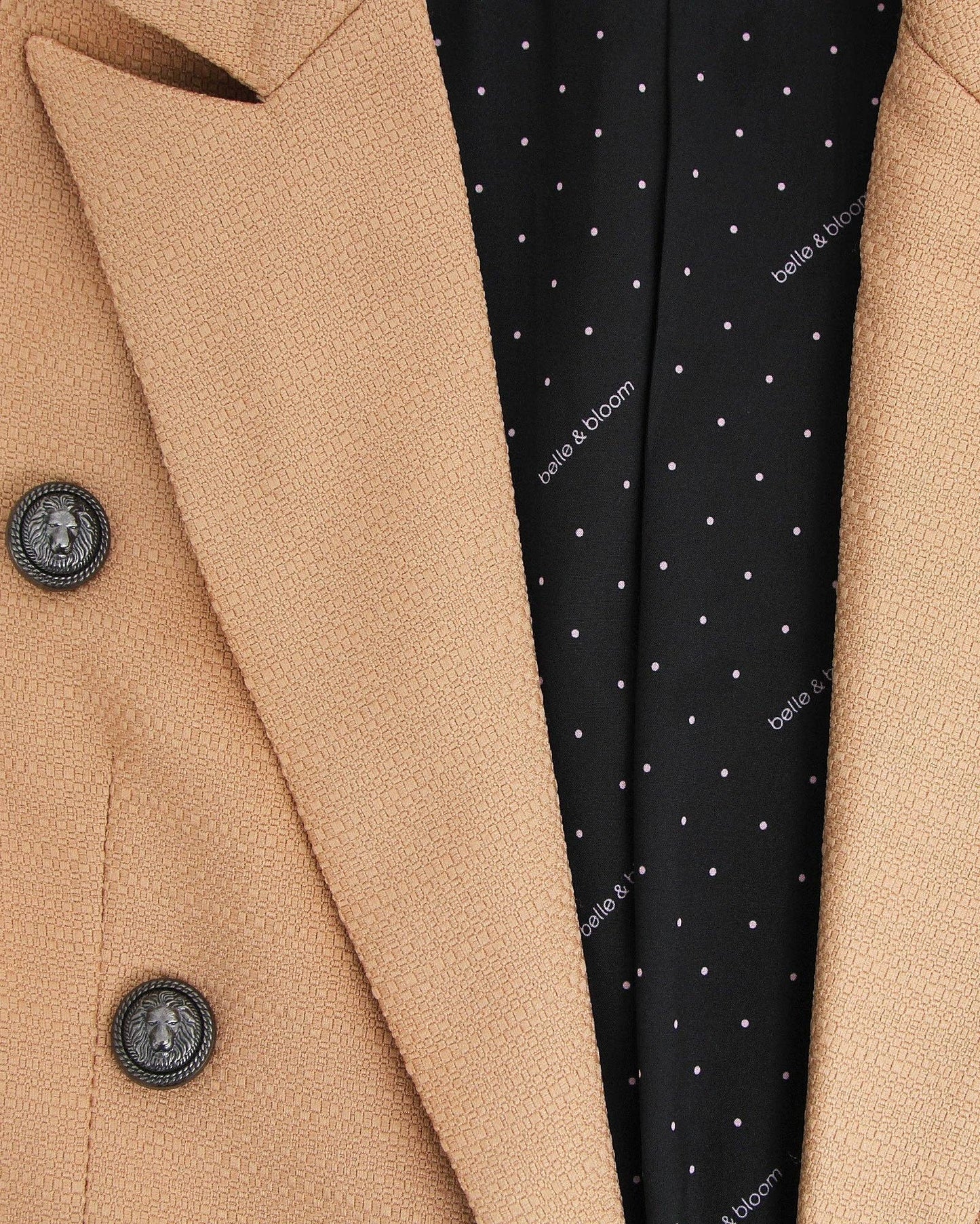 Princess Polina Textured Weave Blazer