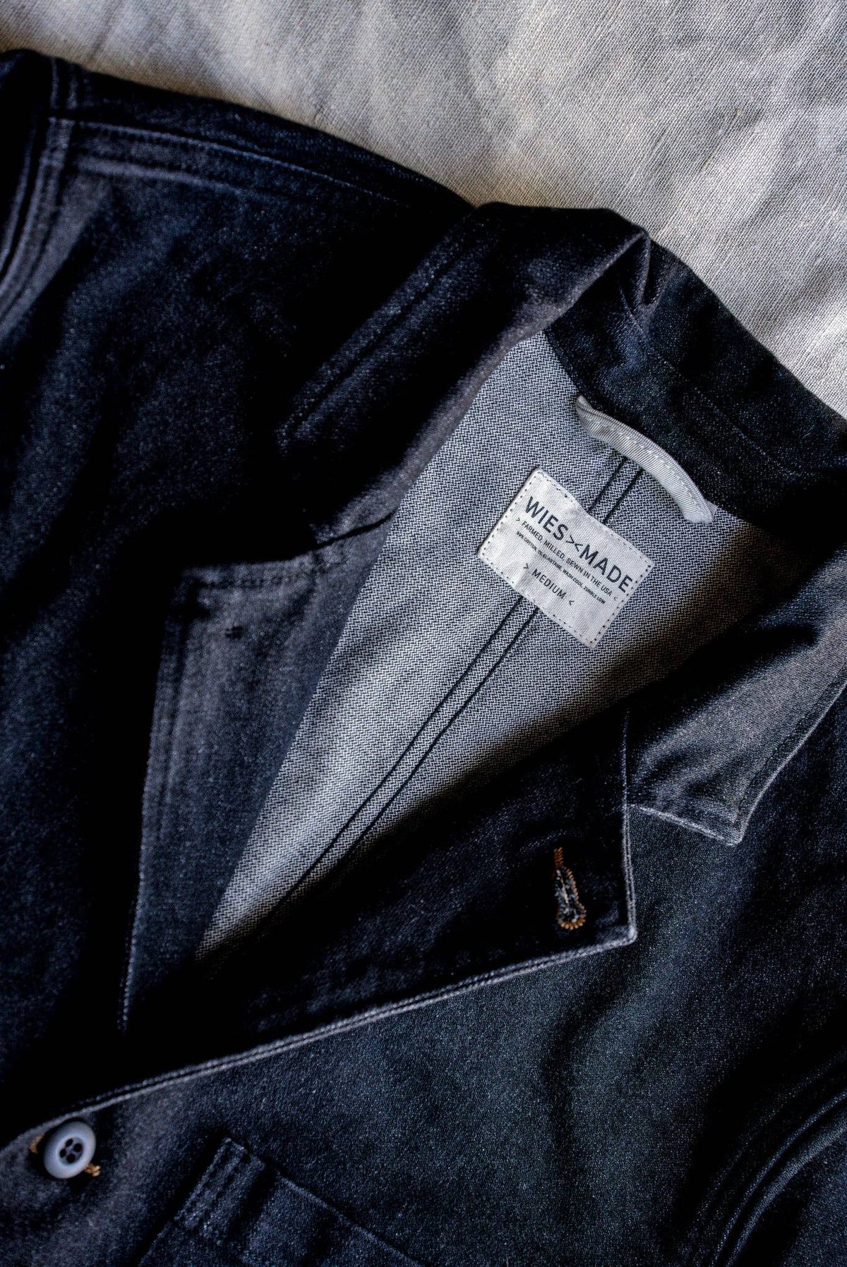 Men | Scout Blazer | Denim Chore Blazer - Black