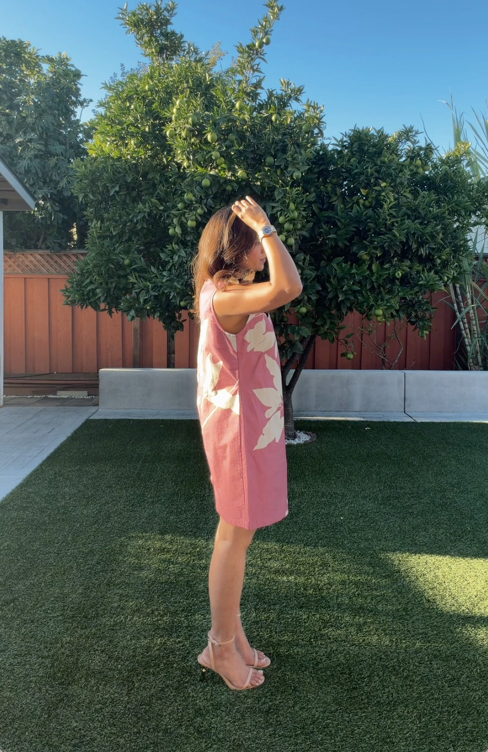 Desert Leaf Short Dress