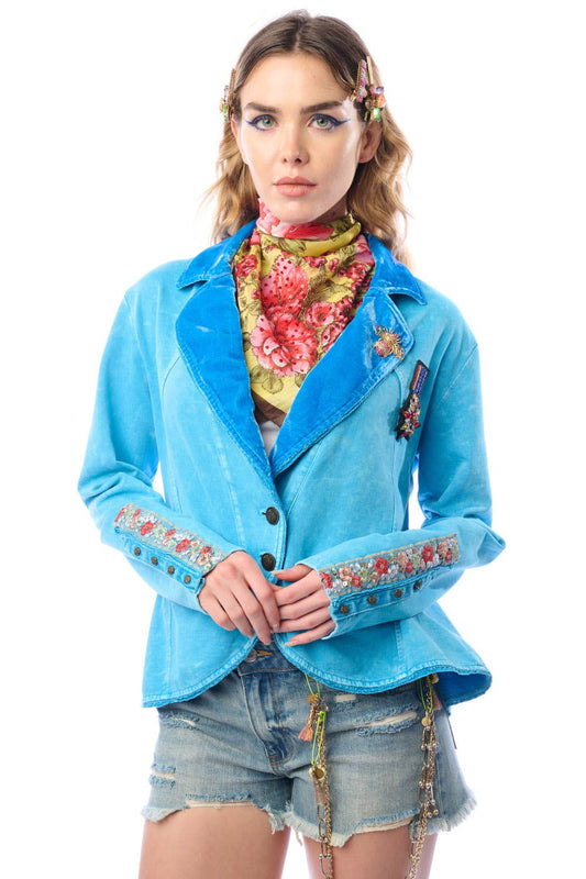 Colonel French Terry Knitted Jacket - Blazer