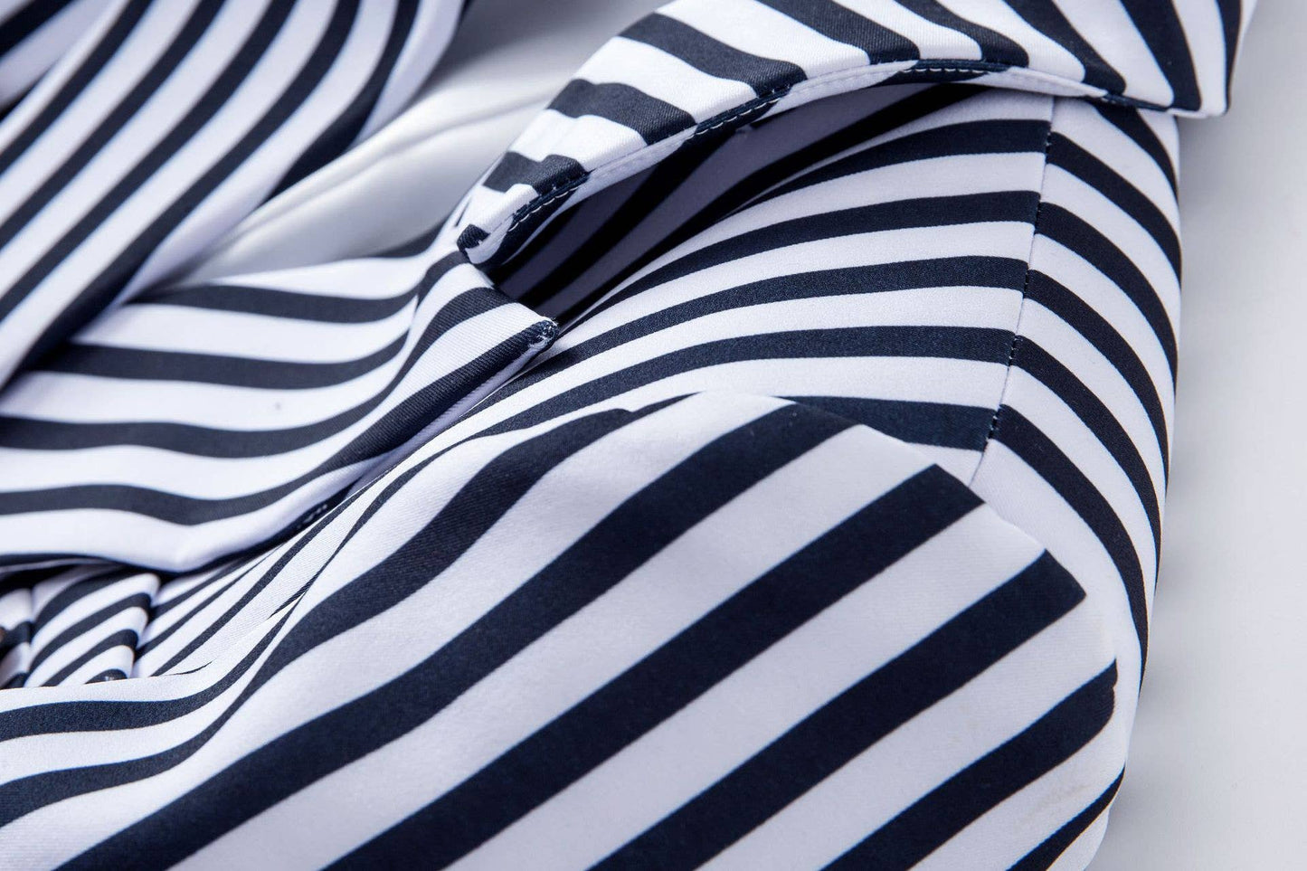 Double Breasted Striped Blazer