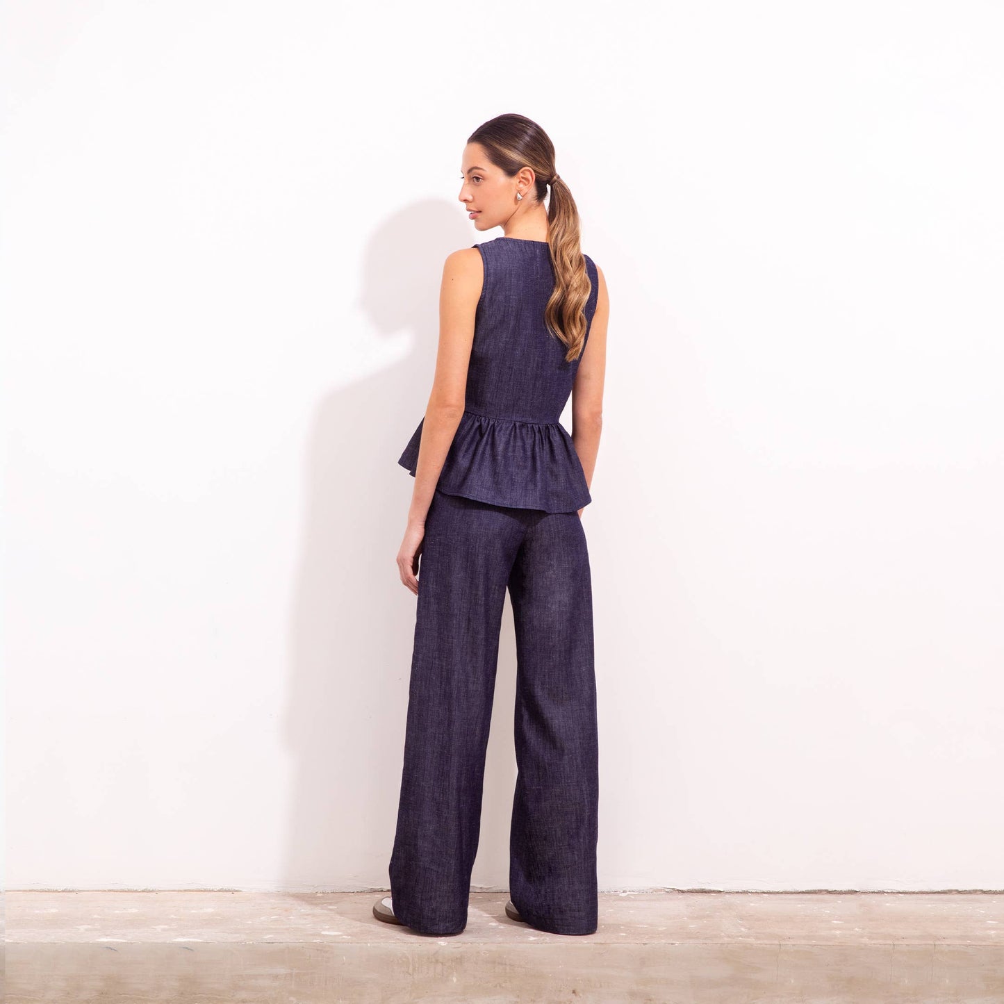 Lara Blouse Eugenia Indigo 