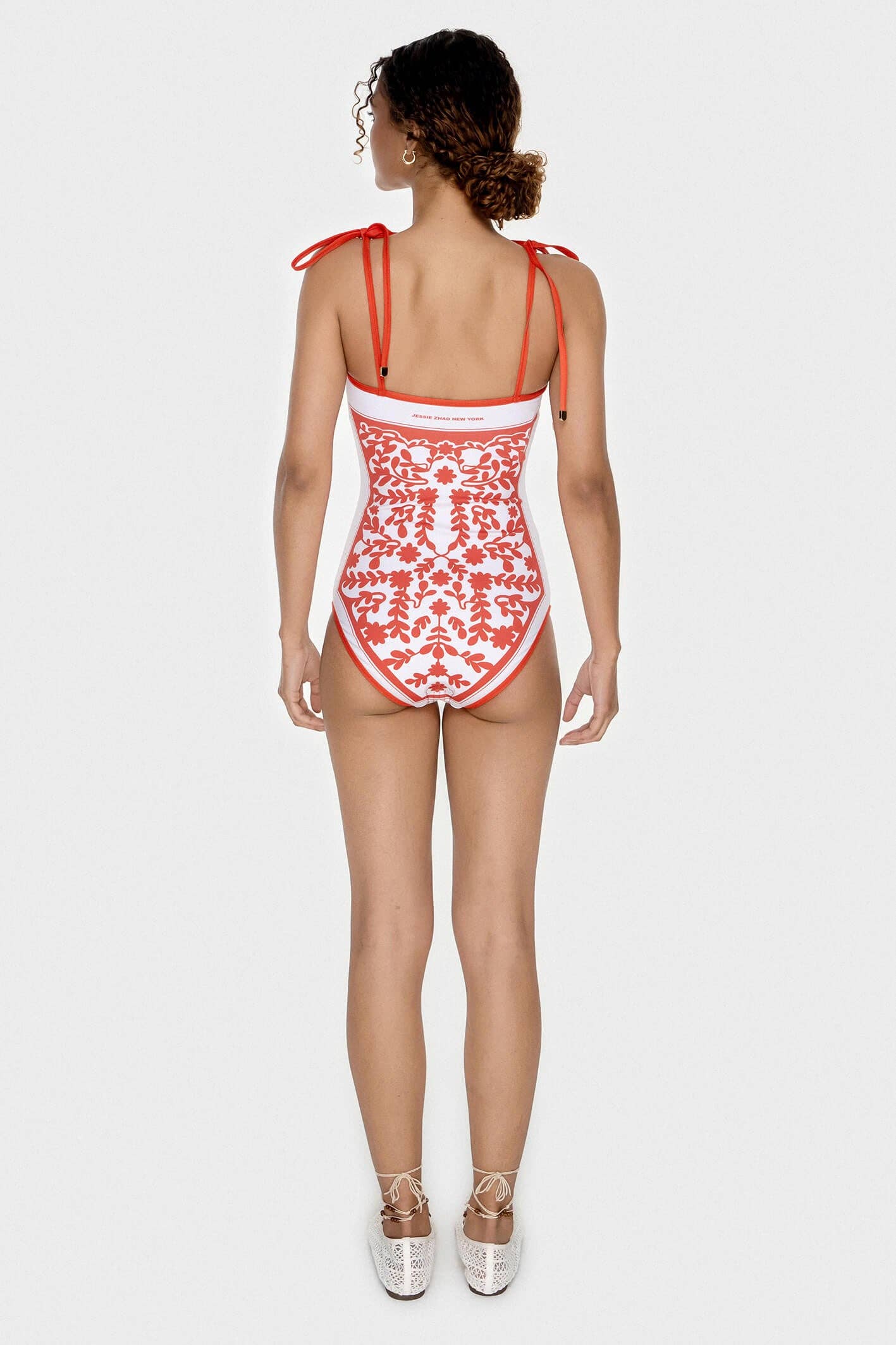 Crossing Red Reversible One-Piece Swimsuit