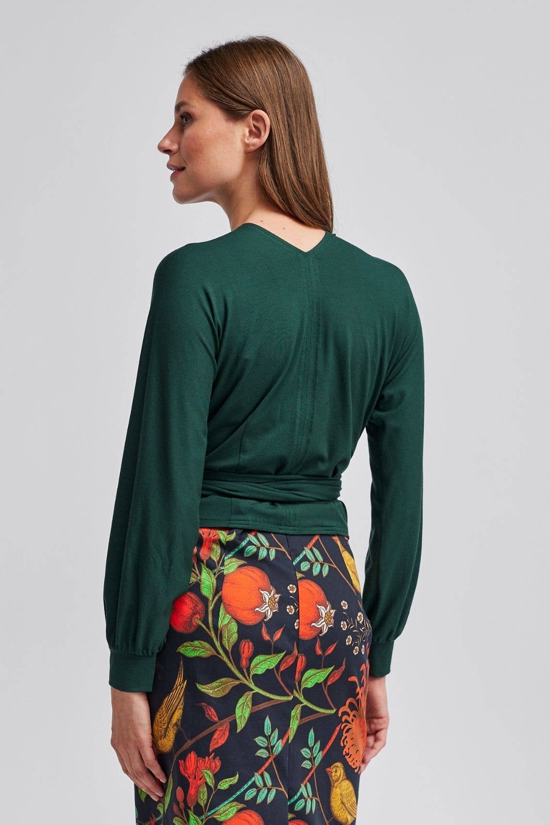 Wrap top green
