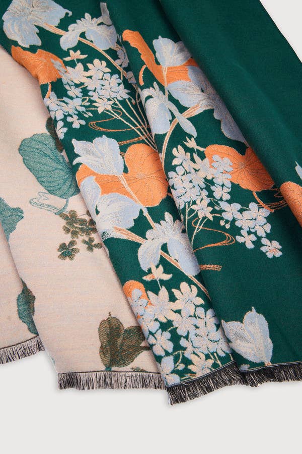 Floral Reversible Scarf