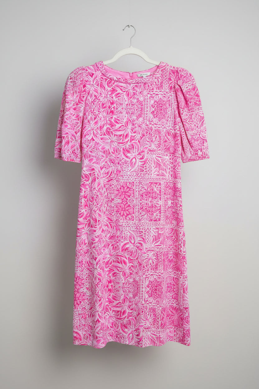 Lilly Pulitzer Pink Floral Shift Dress - Luxury Consignment