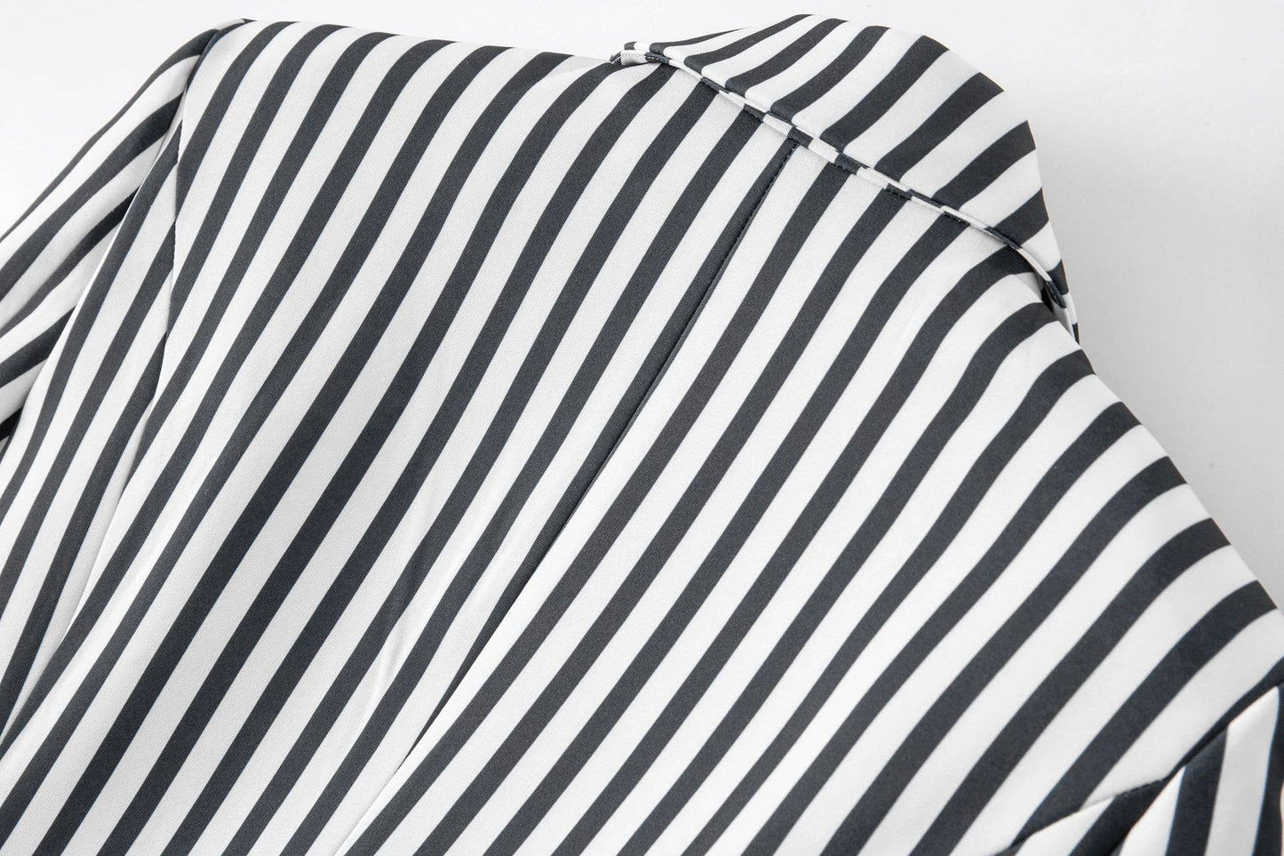 Double Breasted Striped Blazer
