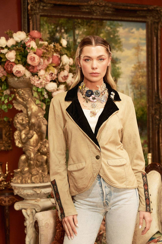 Colonel French Terry Knitted Jacket - Blazer