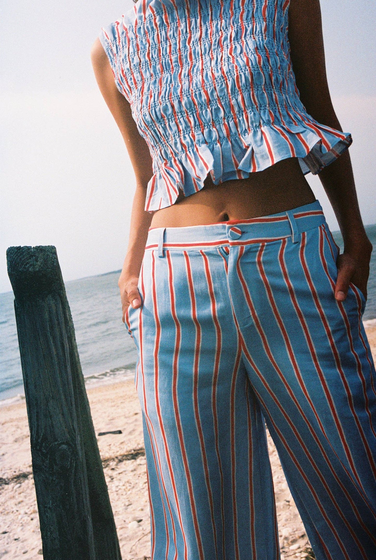 Portofino Pant Harbor Stripe