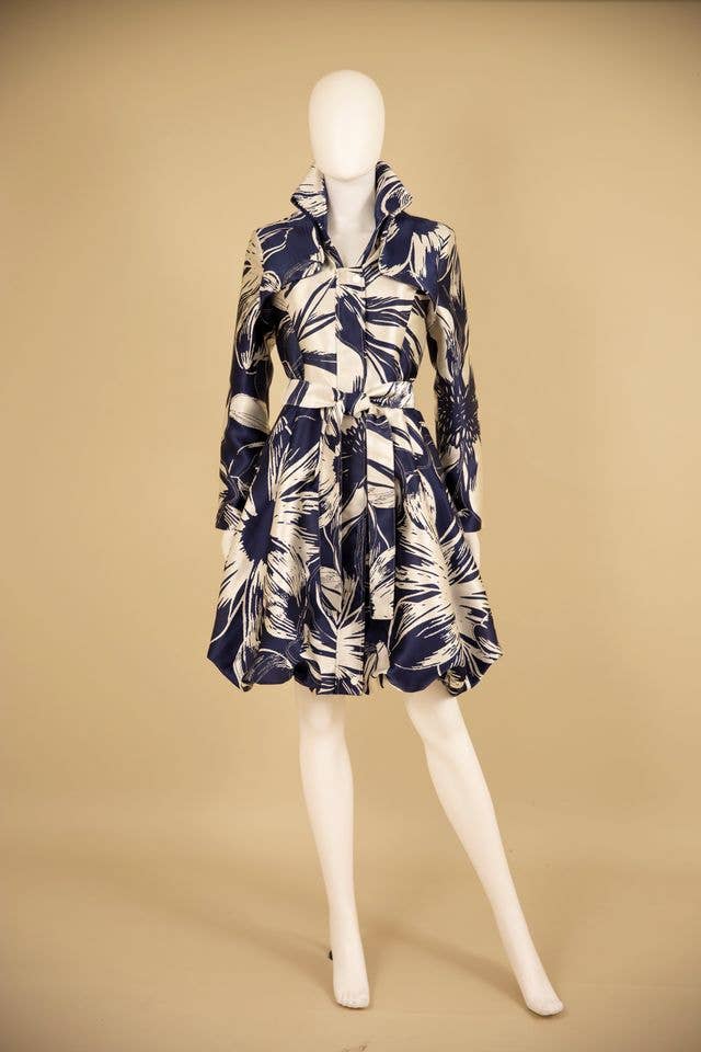 Brocade Bubble Coat-Dress