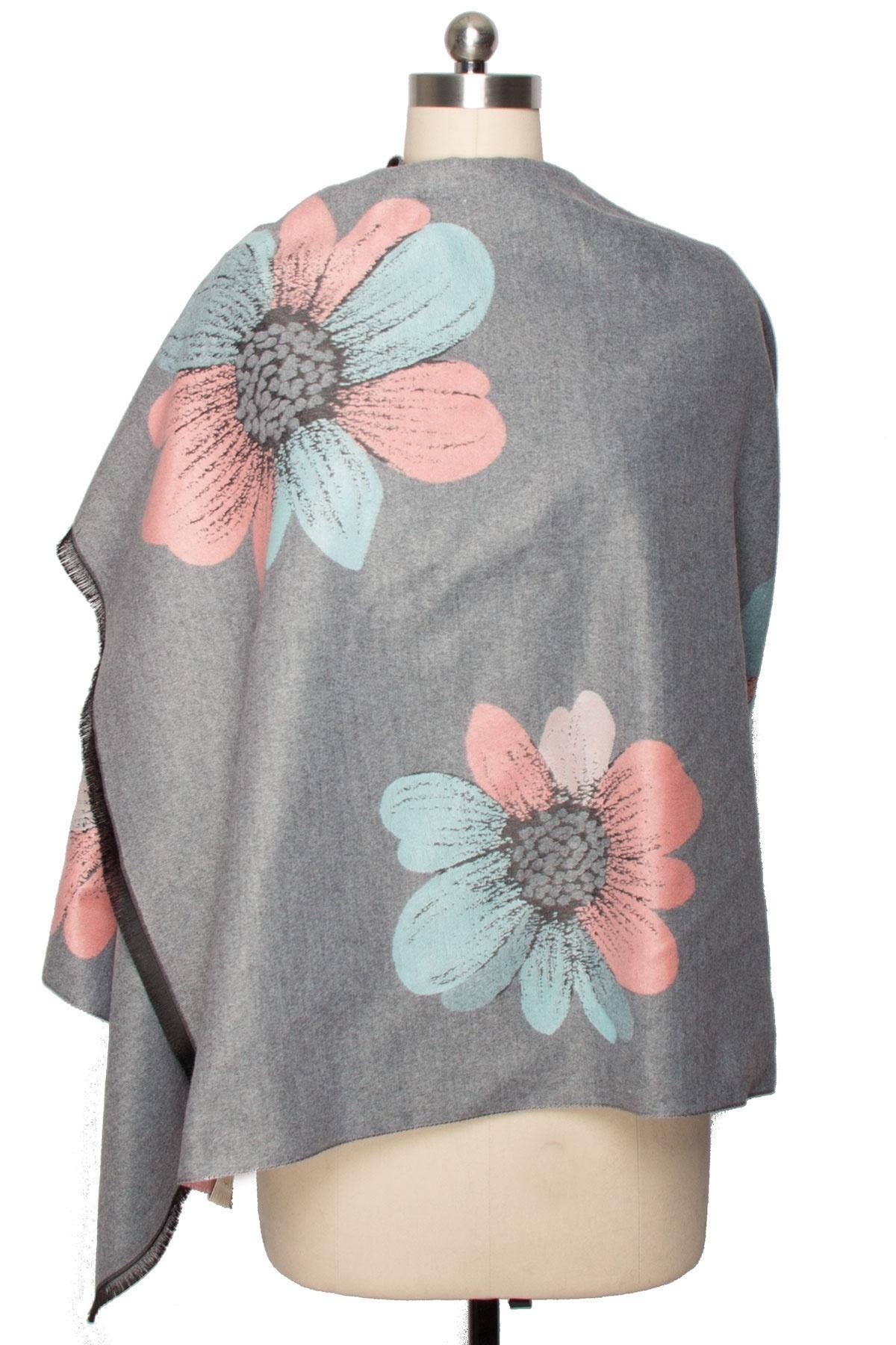 Reversible Floral Scarf