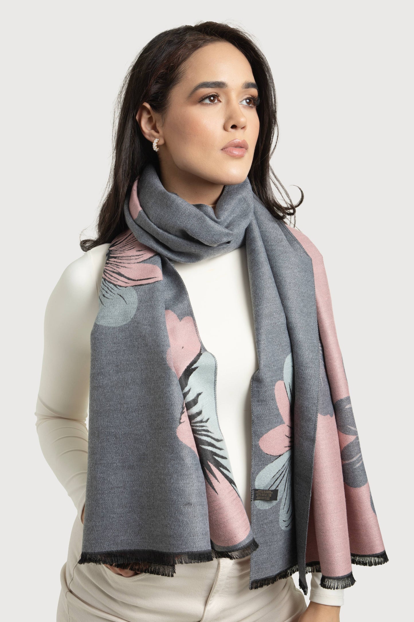 Reversible Floral Scarf