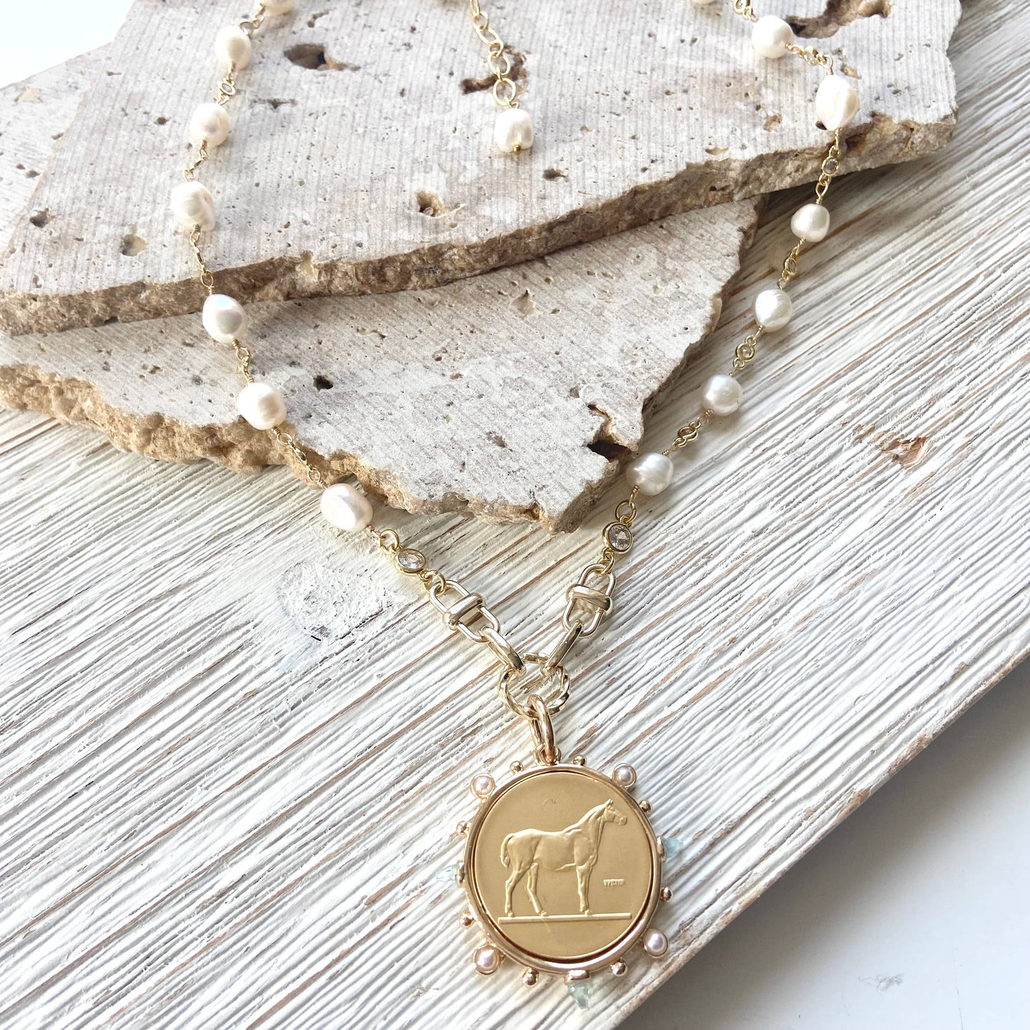 Horse coin equestrian jewelry derby boutique salon