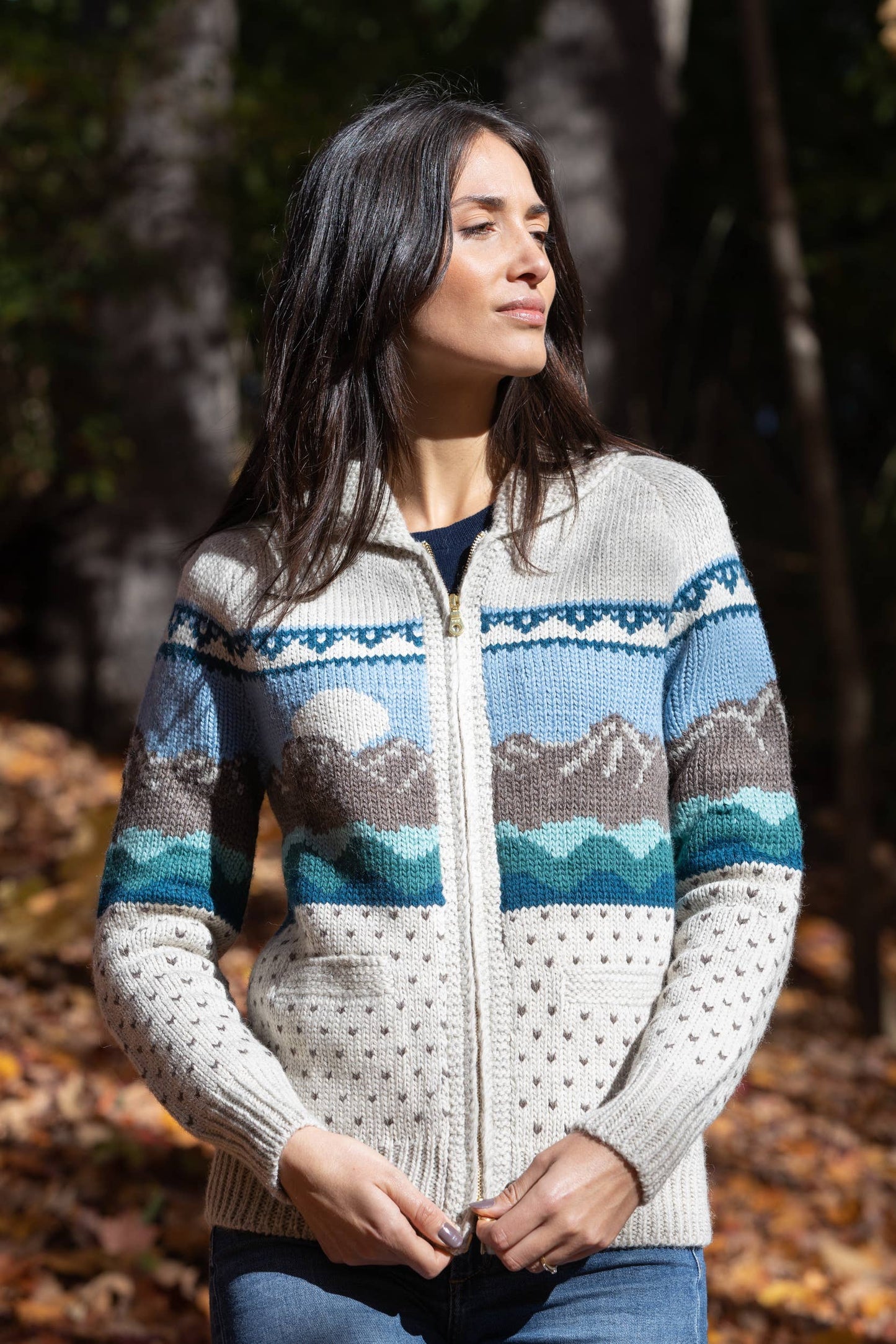 Rockies - women's merino wool knit sweater