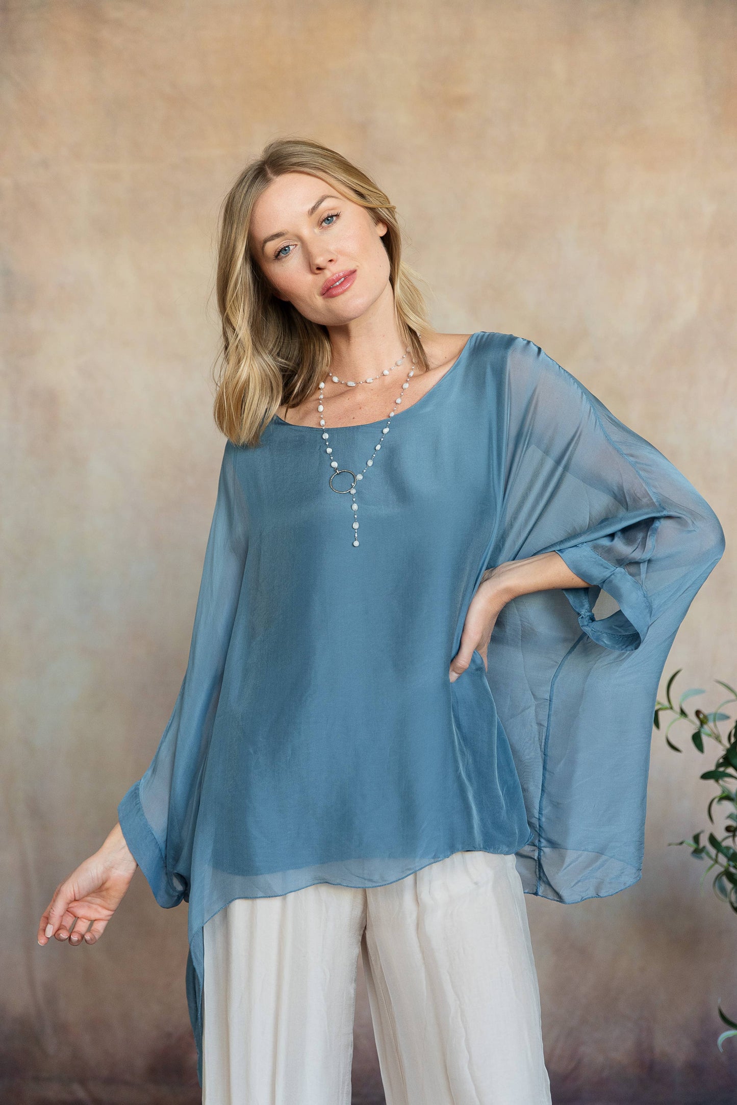 Martina Italian Silk Top