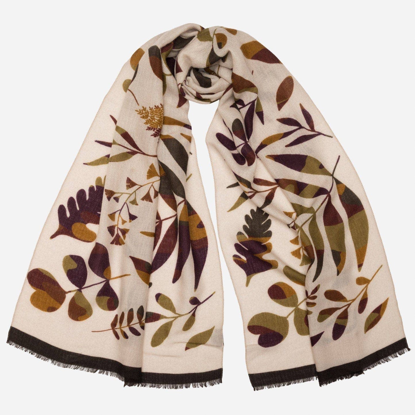 Georgia - Wool Scarf - Beige