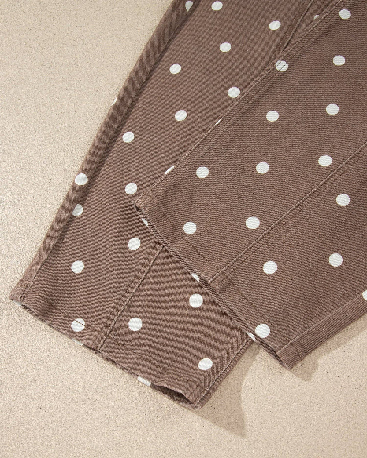 Dallas Polka Dot Barrel Jeans | High Rise Denim