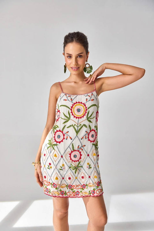 Siena Embroidered Dress