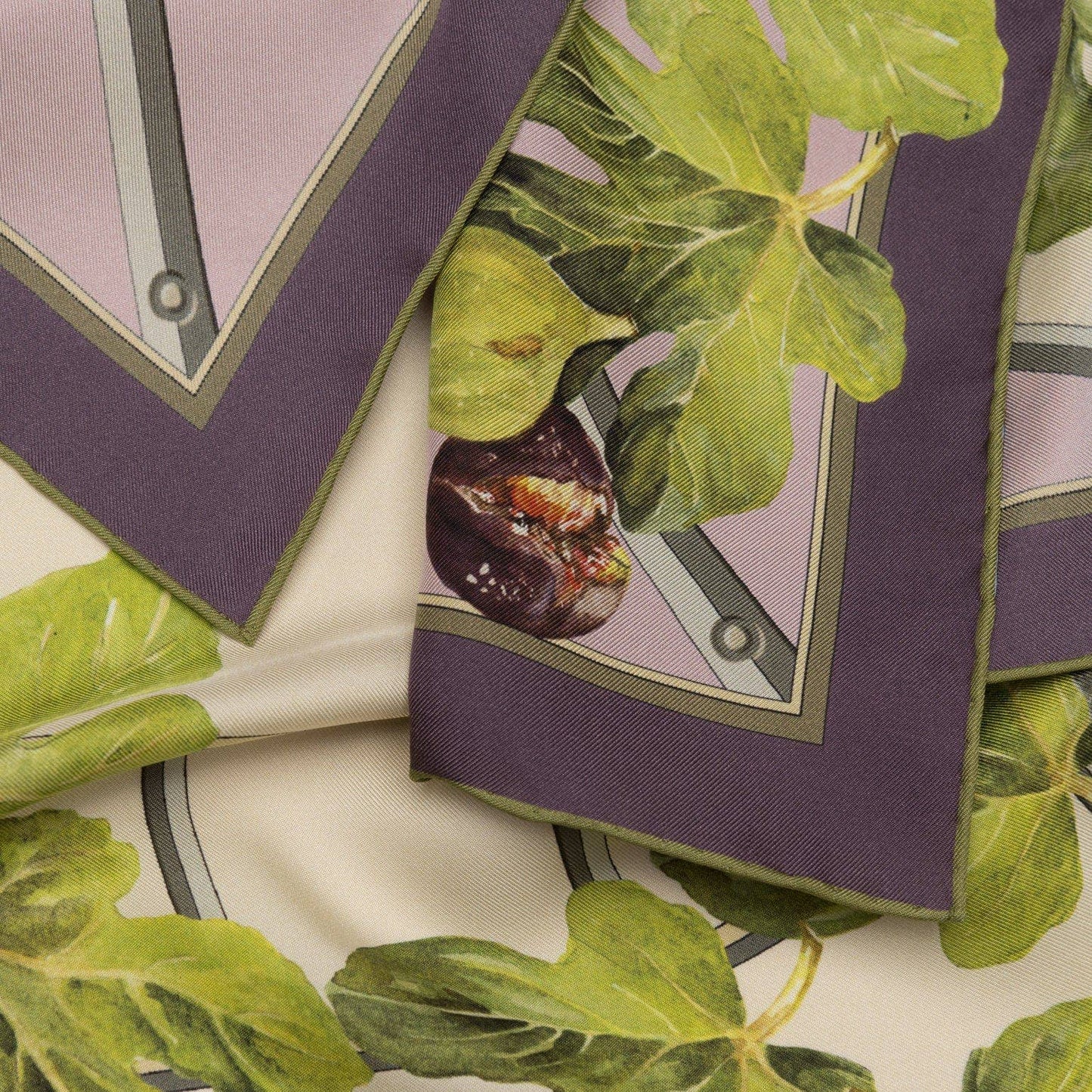 Tessa - Silk Foulard - Cream