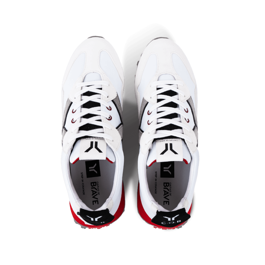 White Bold Runner Women