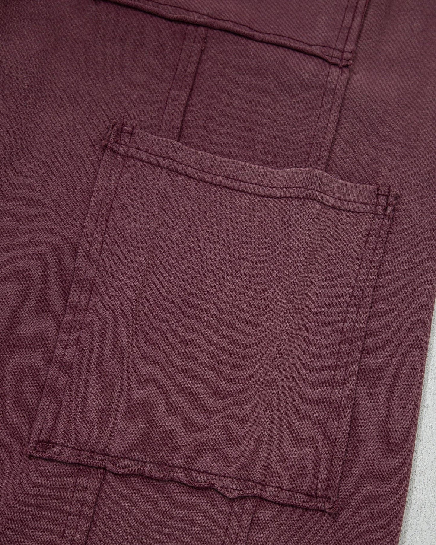 Colbie Mineral Wash Cargo Patched Pocket Utility Sweatpants