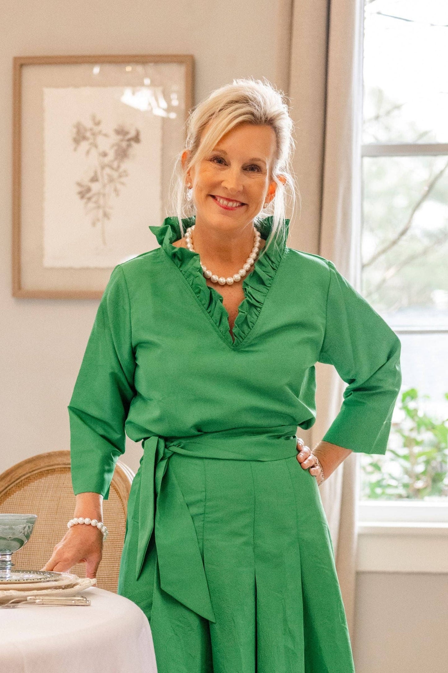 Darcy Taffeta Top