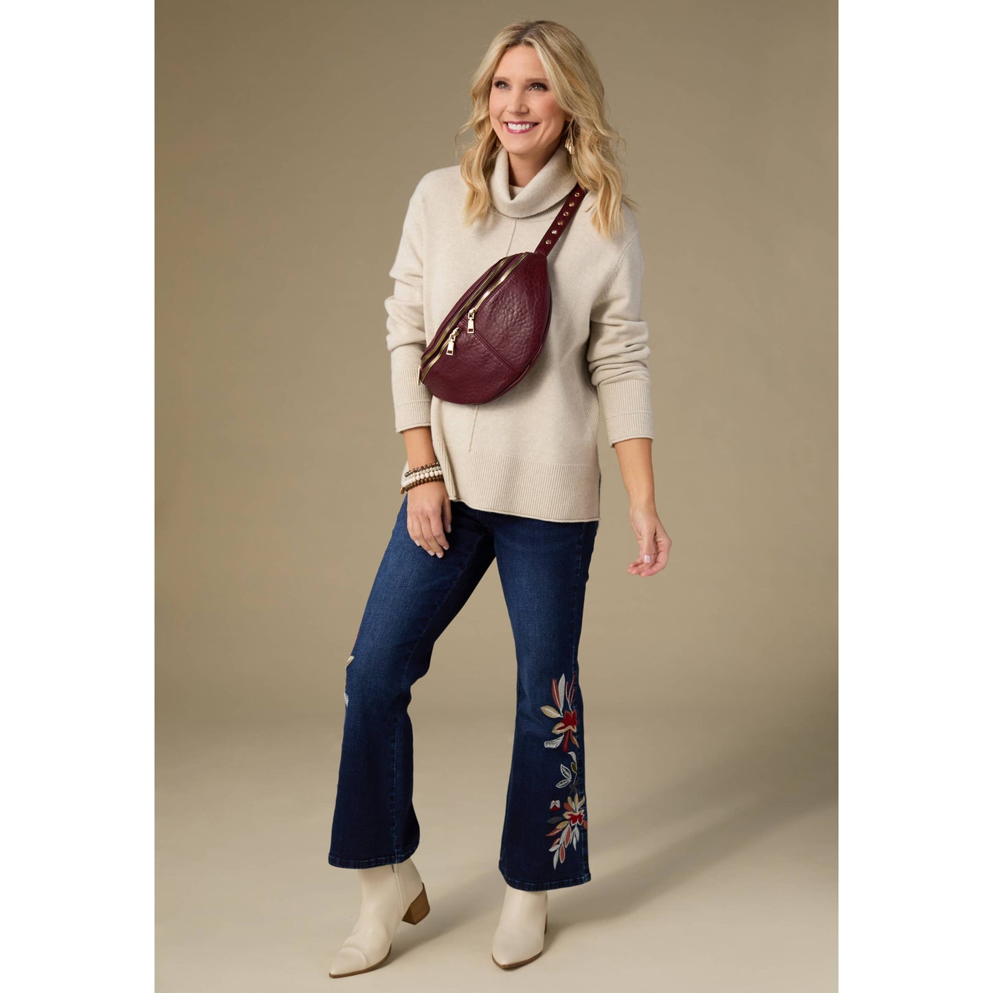 Heavenly-Luxe Cowl Neck with Rib Trim Detail