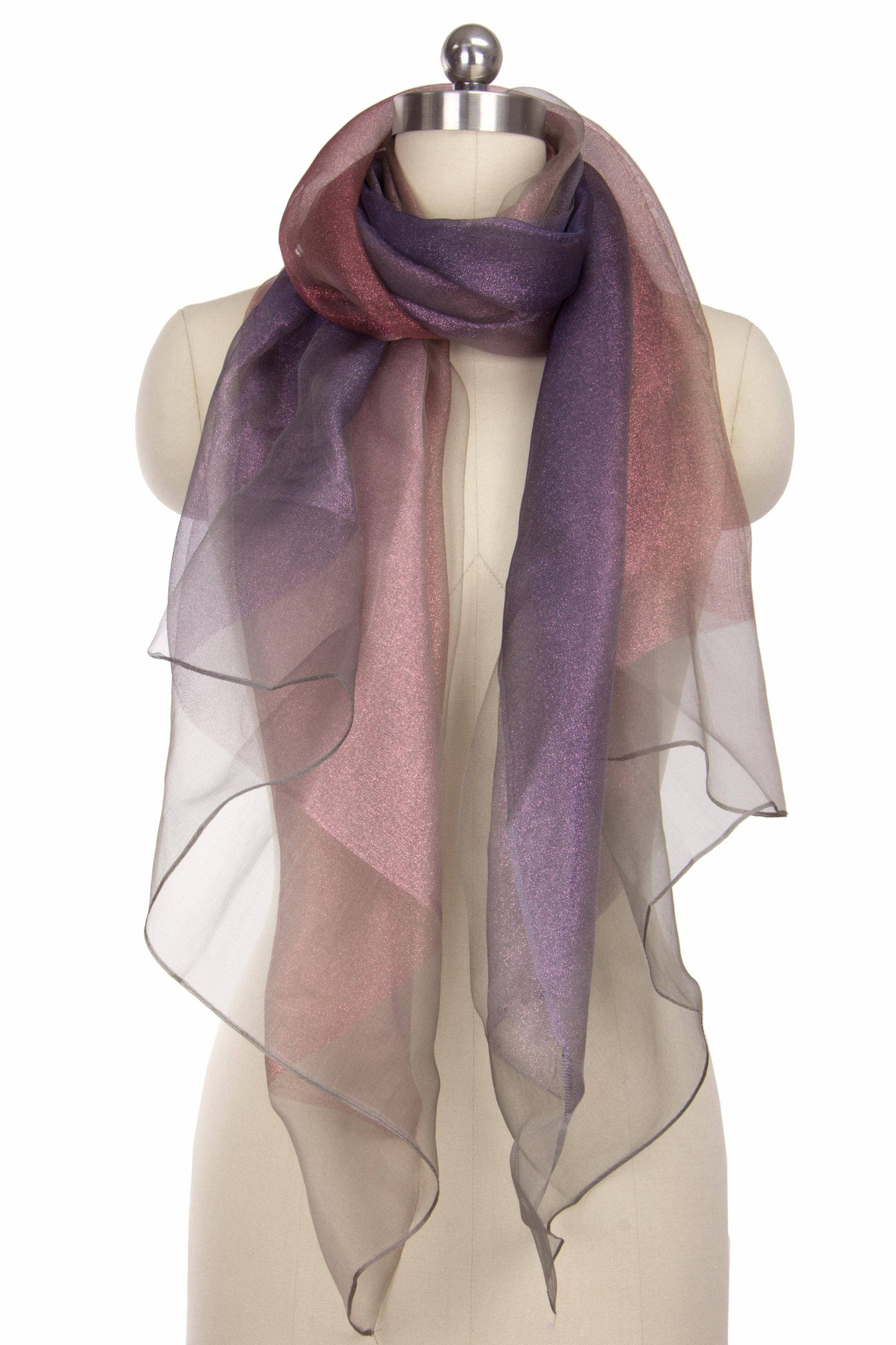 Silk Glitter Ombre Scarf