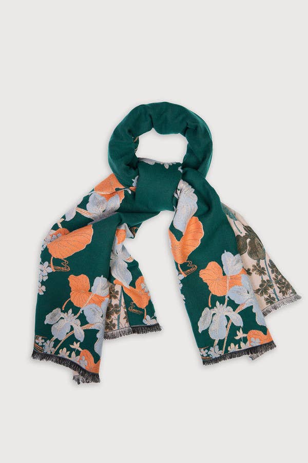 Floral Reversible Scarf