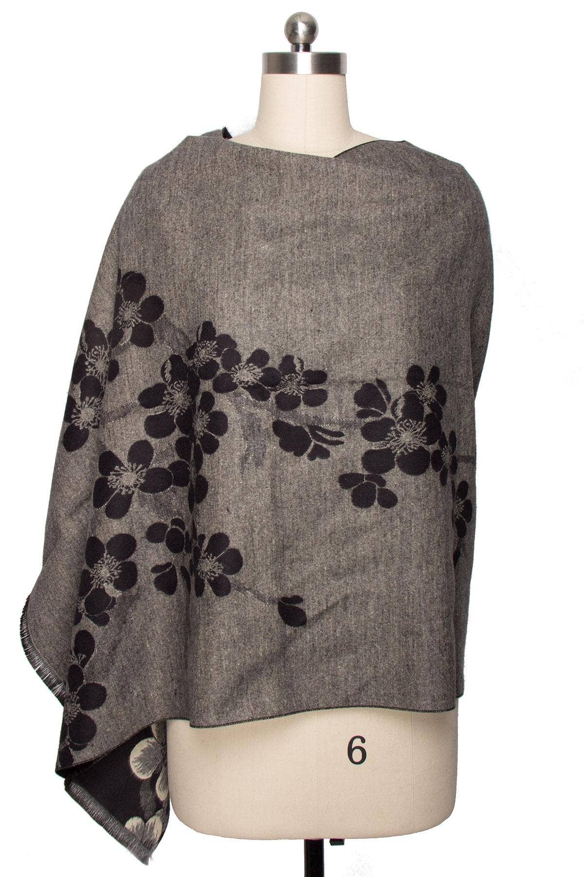 Reverse Garden Printed Viscose Scarf