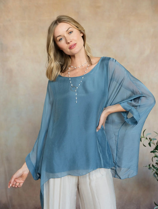 Martina Italian Silk Top