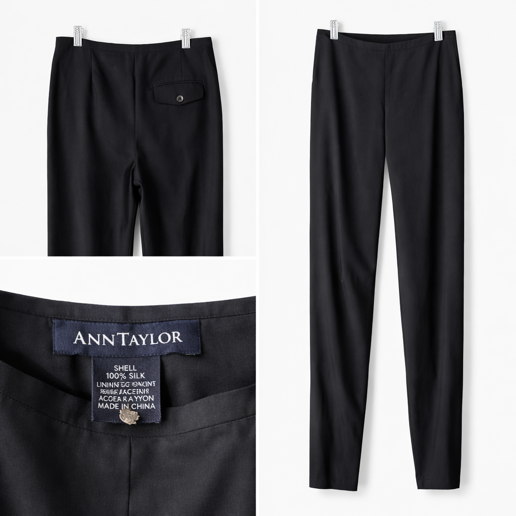 Ann Taylor Silk Tailored Pants
Classic Black - Luxury Consignment