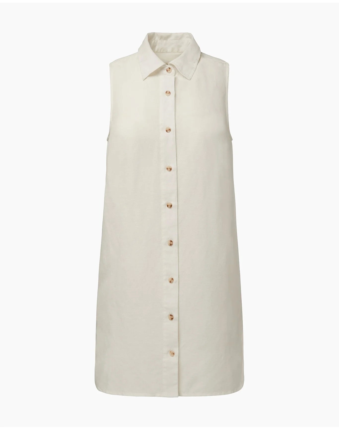 The Air Linen Sleeveless Shirtdress
