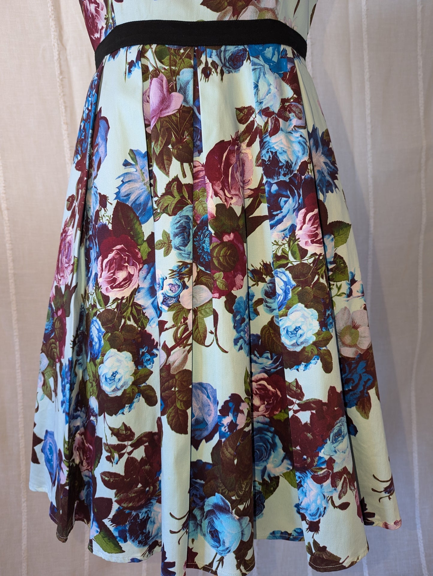 Frock Shop - Floral Cotton Lined Skirt