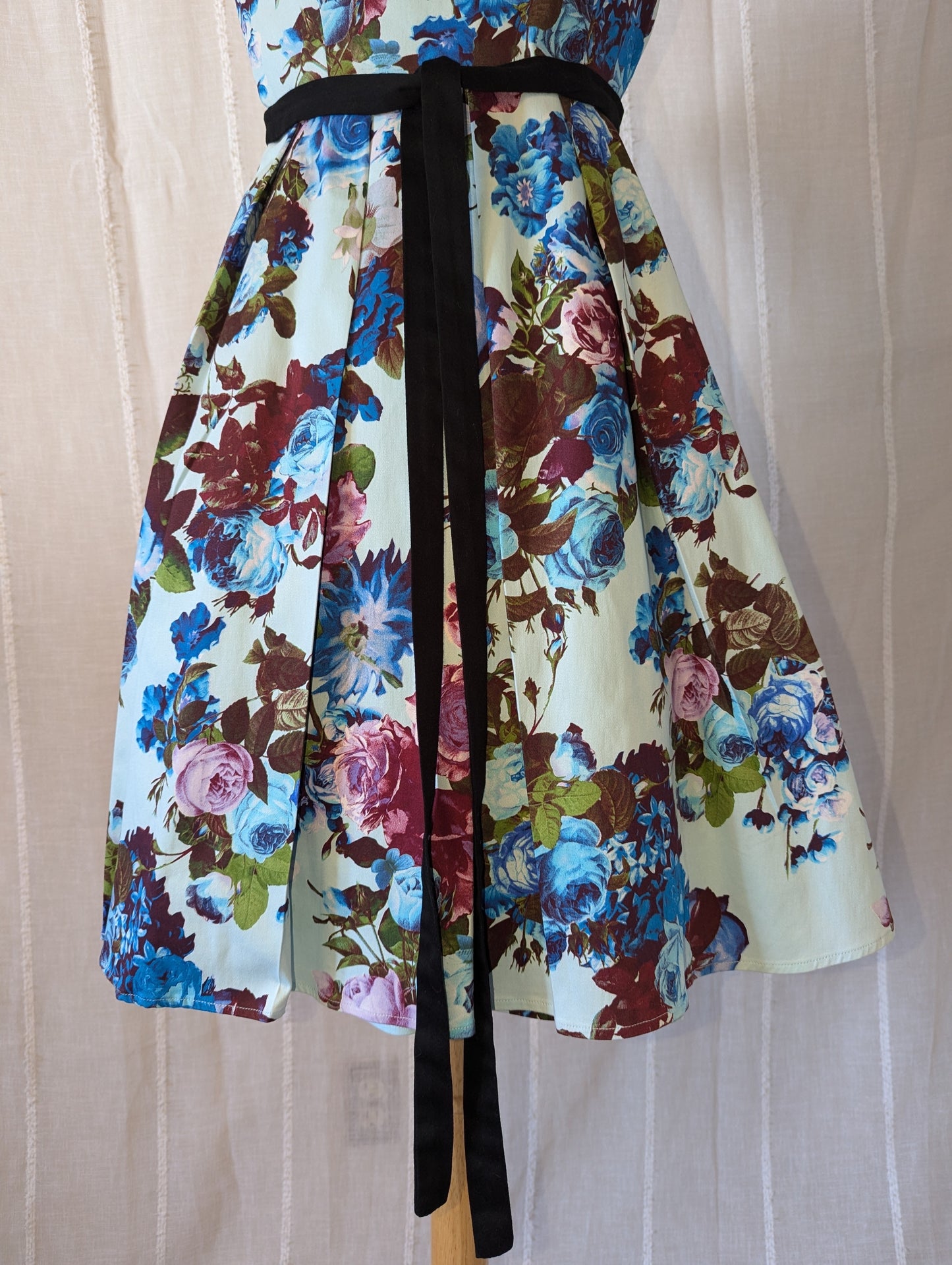 Frock Shop - Floral Cotton Lined Skirt