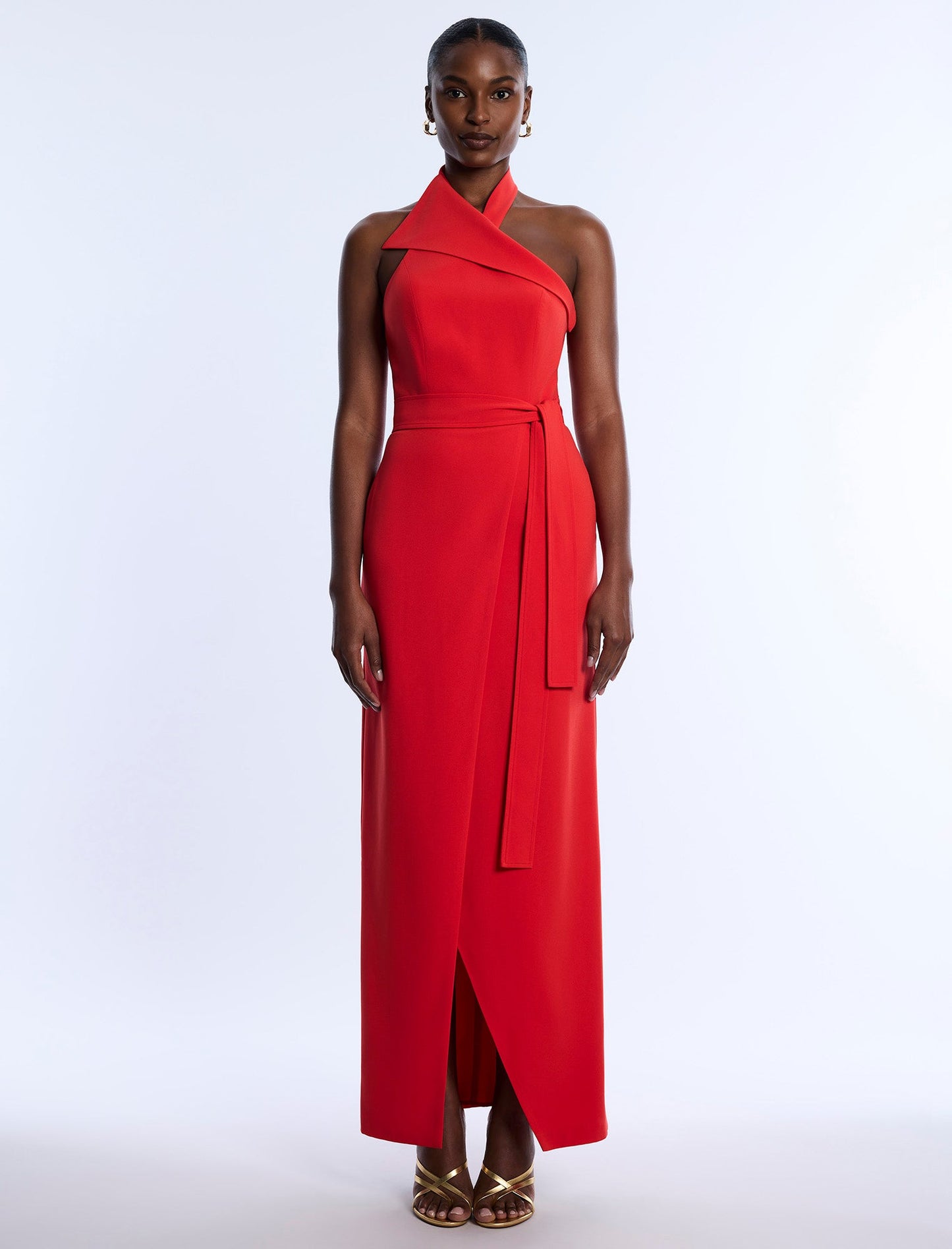 BCBG MAXAZRIA Poppy Halter Dress