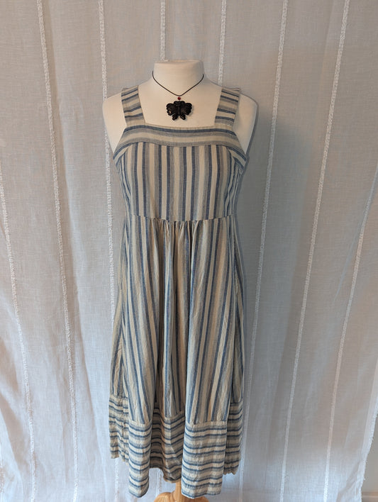 Patagonia Hemp Denim Striped Sundress