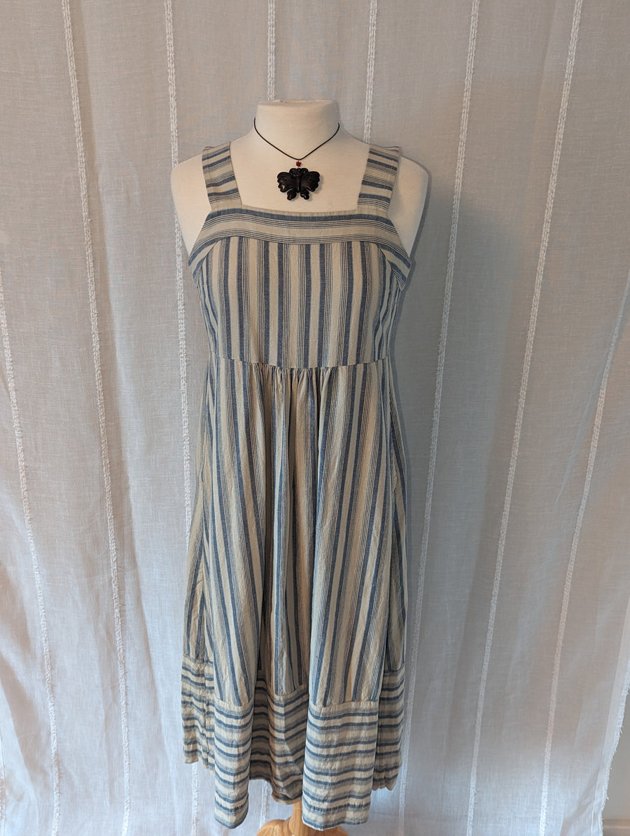 Patagonia Hemp Denim Striped Sundress