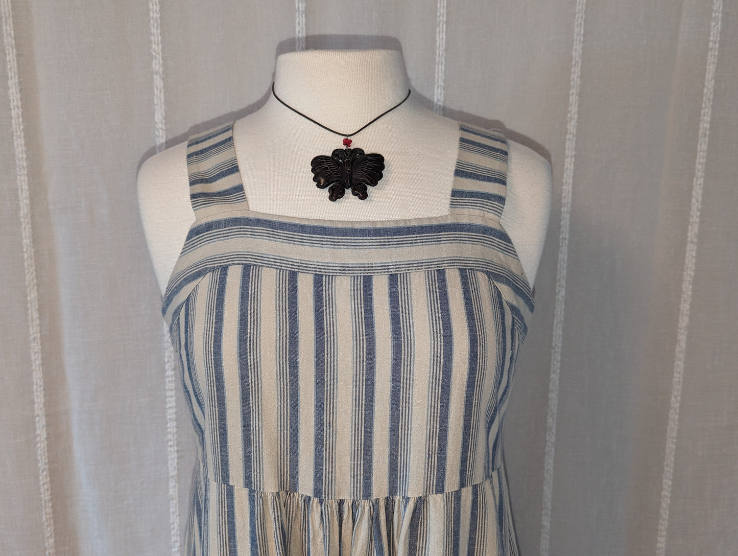 Patagonia Hemp Denim Striped Sundress