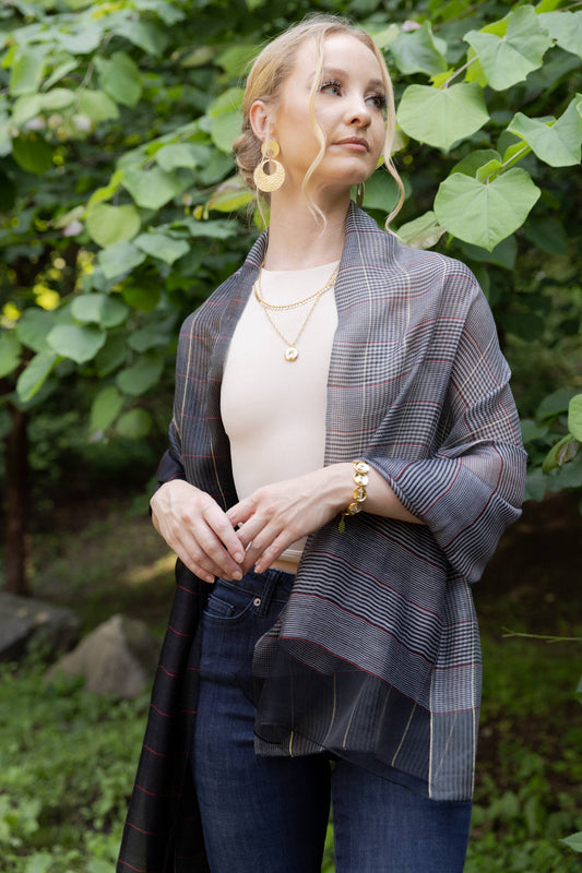 Vora Striped Scarf