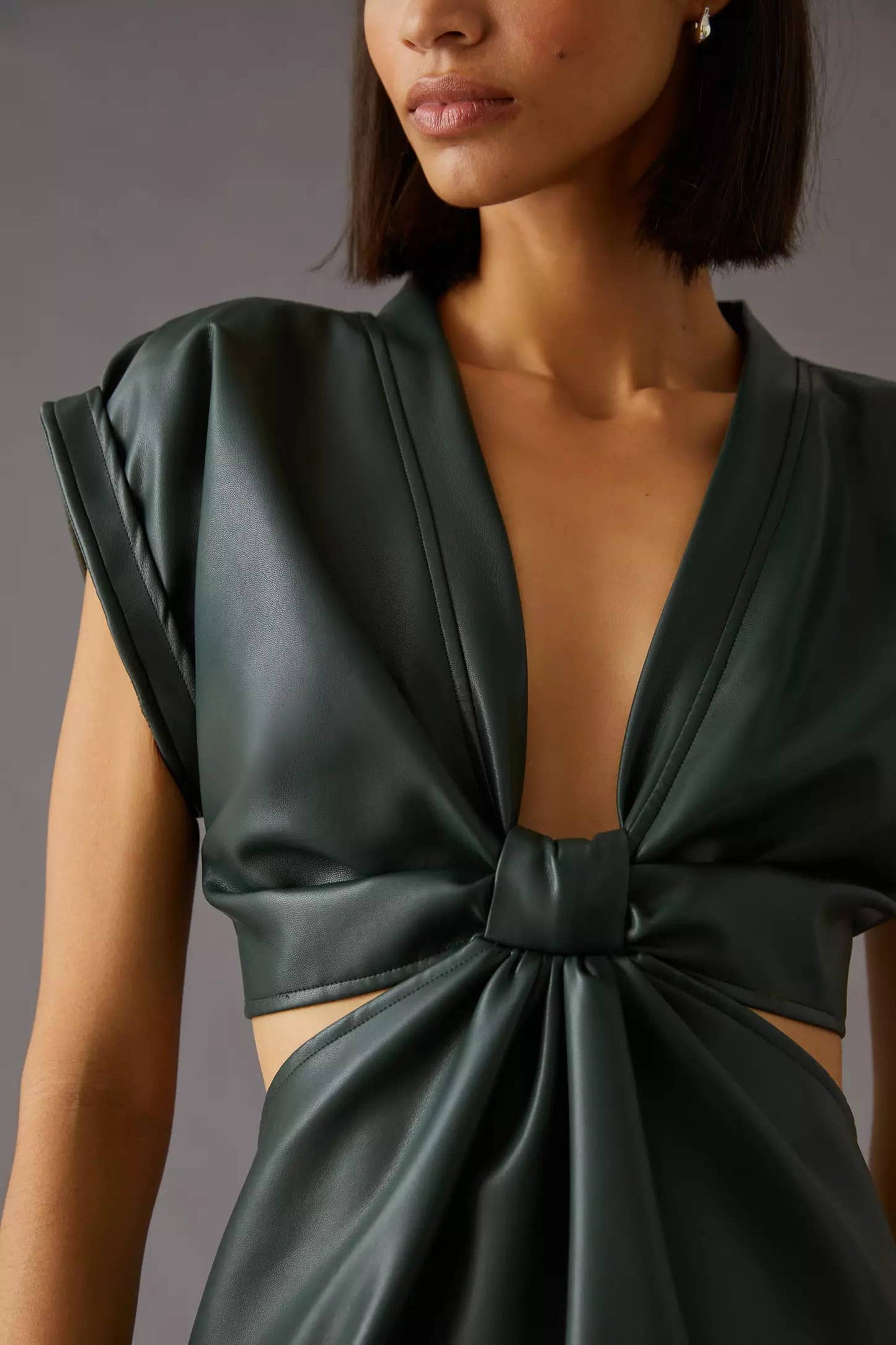 Mini Dress - Vegan Leather