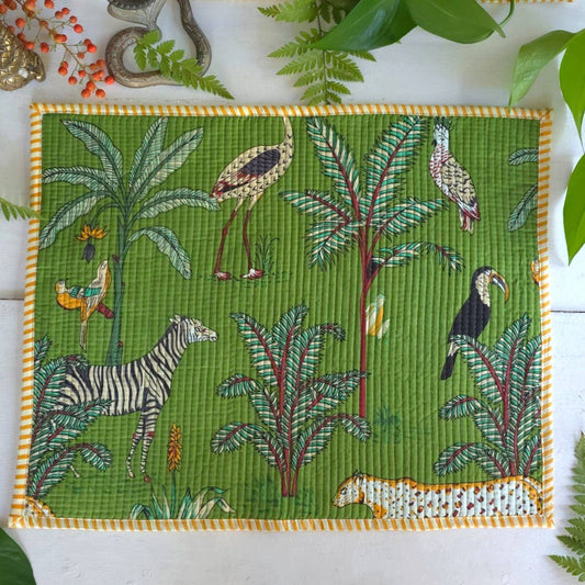 Placemats, Green Jungle, Set of 4
