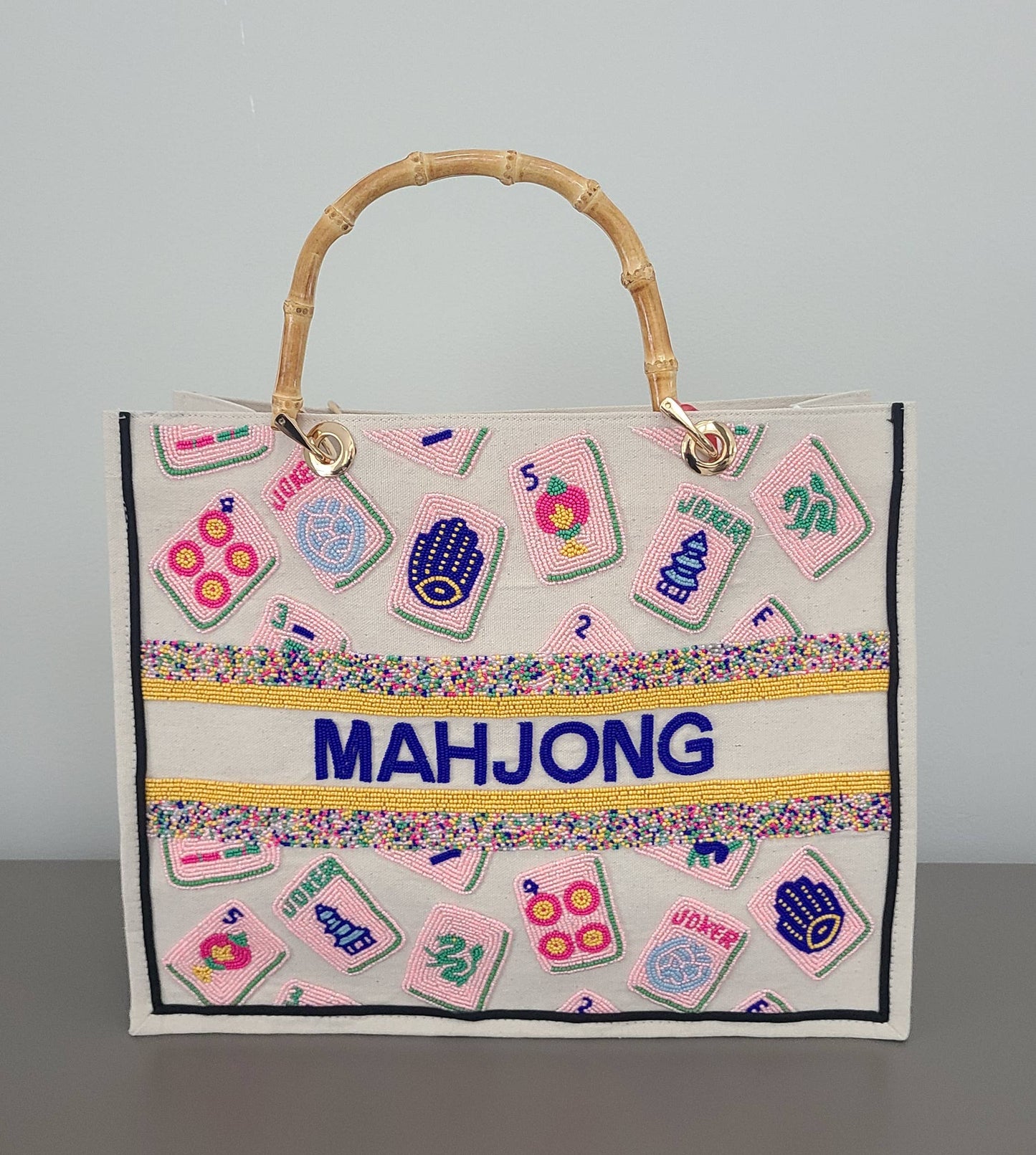 Mahjong Tote - Bamboo