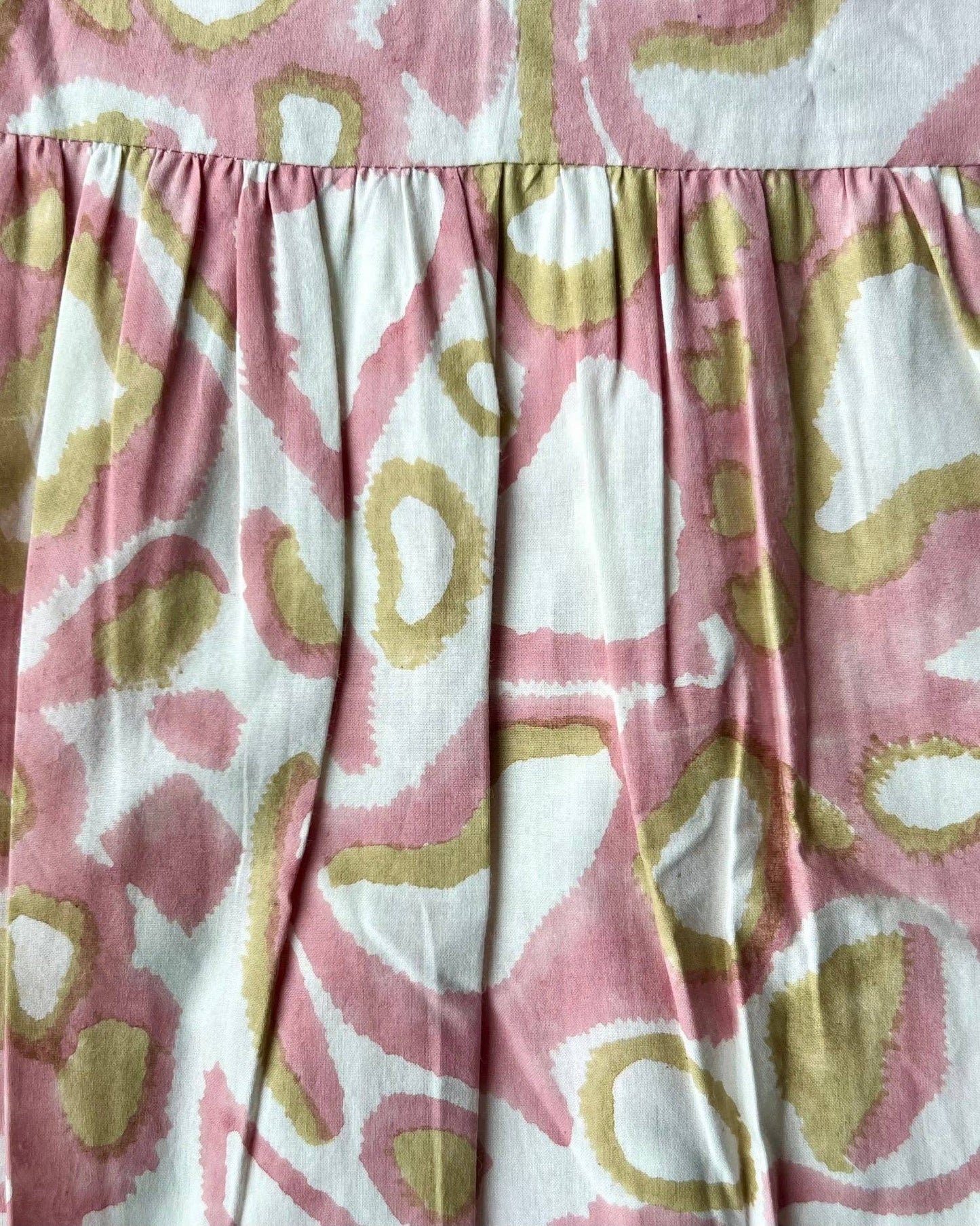 Blush Wild Dog Maxi Ruffle Wrap Skirt