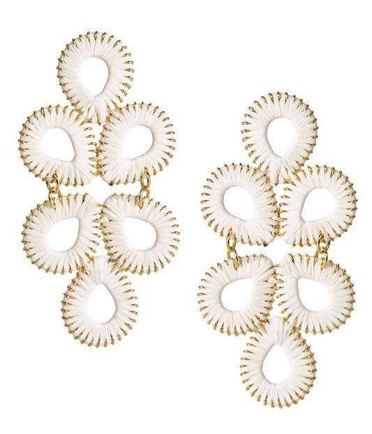 Ginger Straw Earring