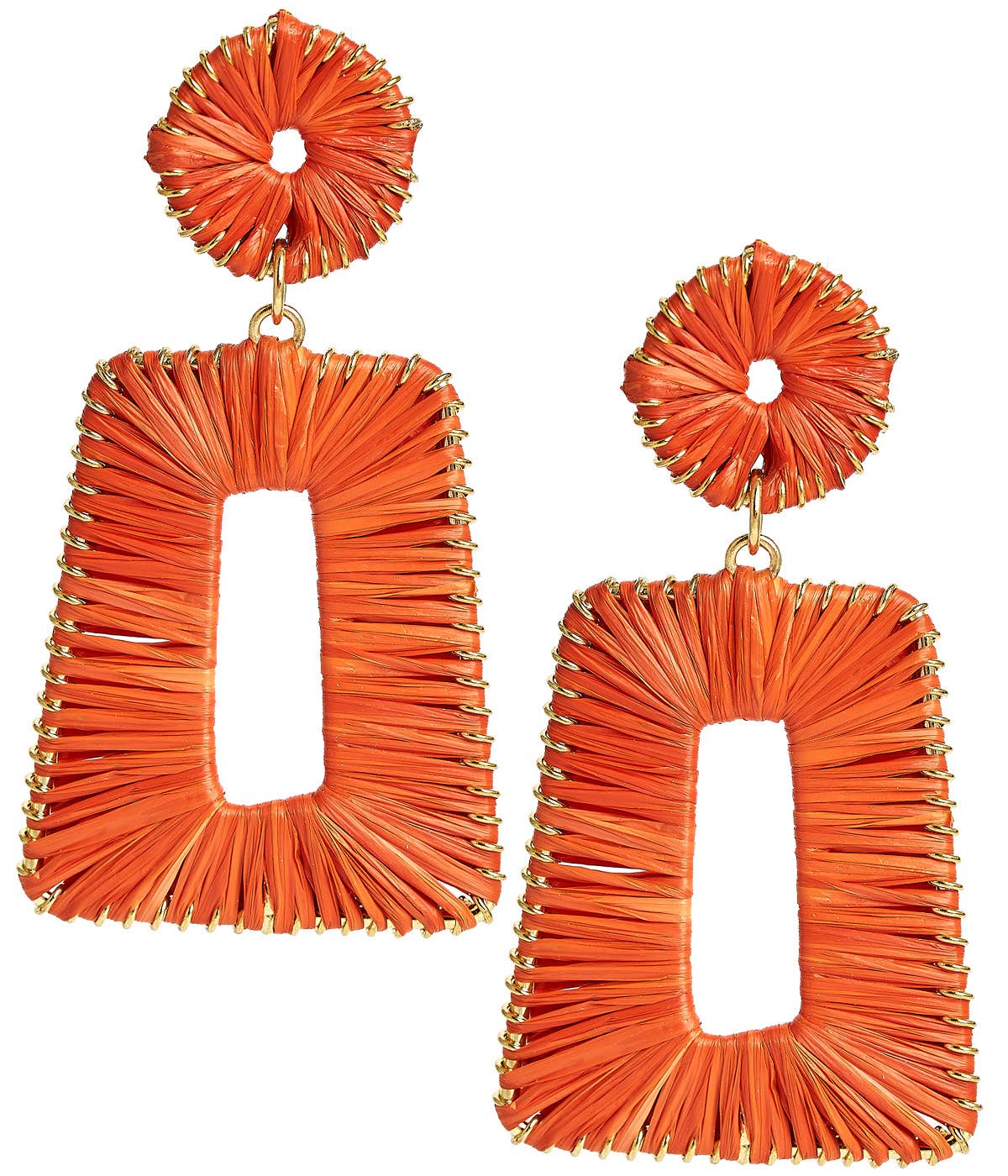 Jordan Raffia Earring