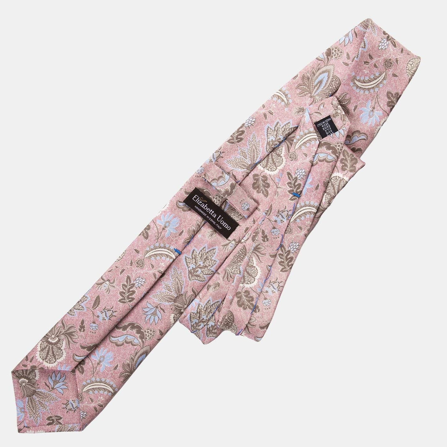 Medici - Printed Silk Tie - Pink XL